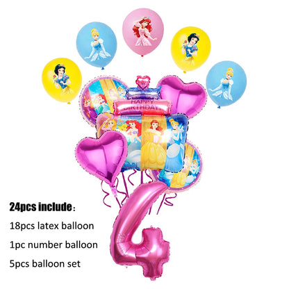 Disney Prinzessin Geburtstag Party Dekorationen Mädchen Kind Deco Disney Prinzessin Geburtstag Teller Servietten Tassen Geschirr Liefert Setup