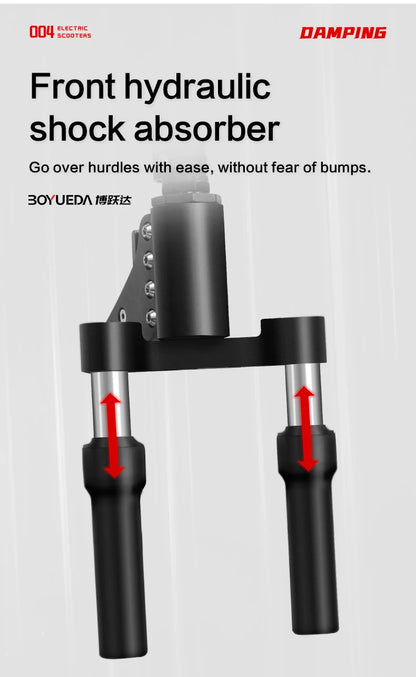 BOYUEDA Q7 PRO Adult EScooter 1600W*2 Dual Motor Foldable City E-Scooter 52V19AH 10” Tire Off-Road Electric Scooter.