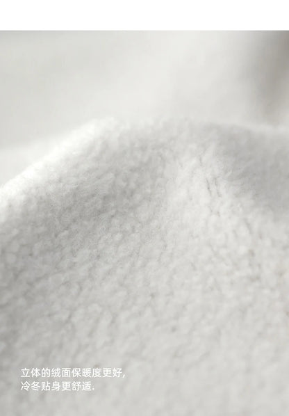 420G Heavyweight Fleece-Lined Sweatpants for Men, Lamb Wool Fleece, Warm Drawstring, Light Gray, Sports Casual Joggers, Winter.