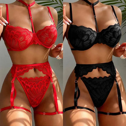 Sexi Babydoll Lace Bra And Panty Set Perspective Sex Erotic Costumes Lingerie Set Underwear Dress Porn Sexy Lingerie For Women.