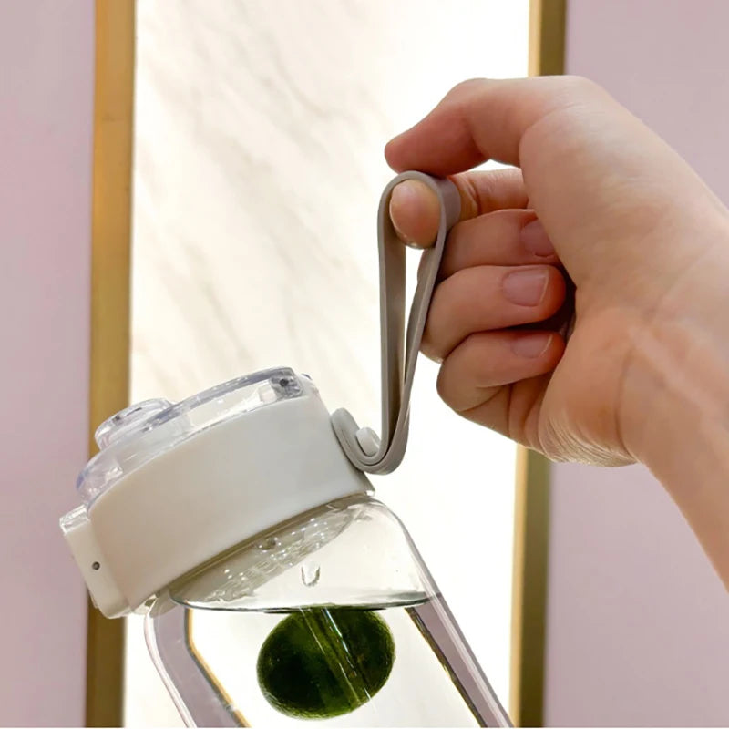 400/600/800ML Large Capacity Sports Water Bottle Leak Proof Plastic Cup Drinking Outdoor Travel Portable Gym Fitness Jugs.