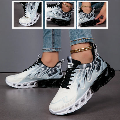 Running Shoes Men Women Lightweight Mesh Breathable Unisex Comfortable Flat Soft Tennis Shoes Summer Lace-up Sneakers Man.