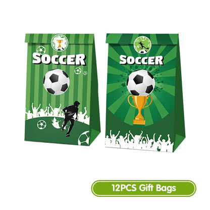 Fußball Geburtstag Dekoration Party Supplies Geschirr Luftballons Set Süßigkeiten Geschenkboxen Fußball Geburtstagsgeschenke Kinder Geburtstagsgeschenke.