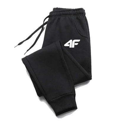 4F Men's Creativity Printed Jogging Pants, Fitness Joggers, Running Pants, Training Sport Trousers, Sportswear Sweatpants,.