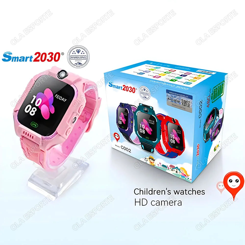 New Kids Smartwatch GPS Location Tracker SOS 2G Sim Call Child Smart Watch Camera IP67 Waterproof Watch Gift For IOS Android New