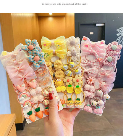 Flower Bow Tie Leather Band Headband Sweet Hair Accessories Baby Does Not Hurt Hair Lovely Headwear Hair Loop.