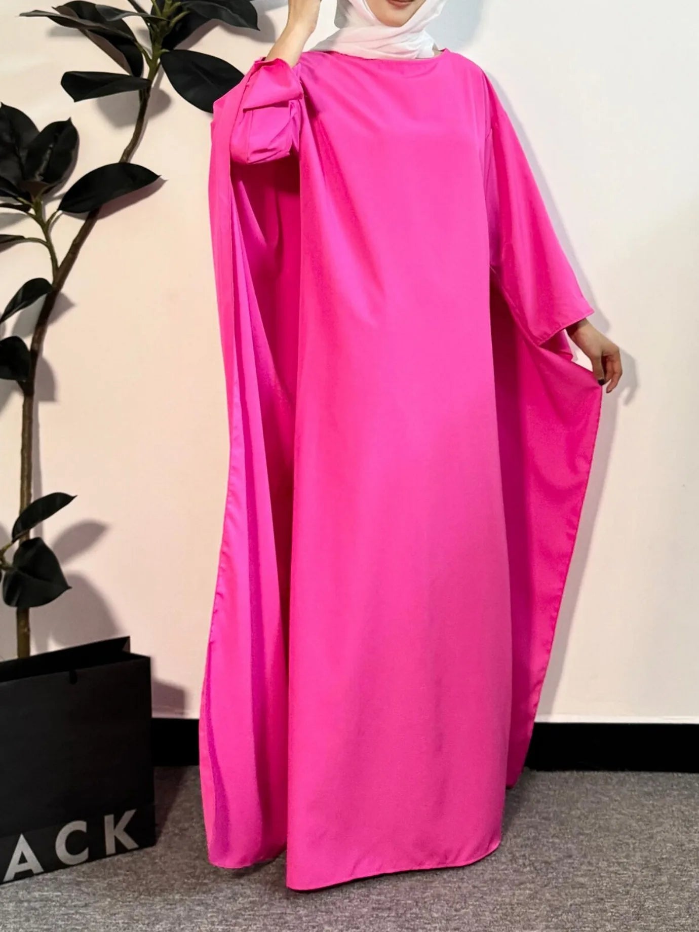 Muslim Dresses Loose Prayer Maxi Dress Muslim Abayas Women Jilbabs Kaftan Casual Solid Robe Islamic Ramadan Dresses.