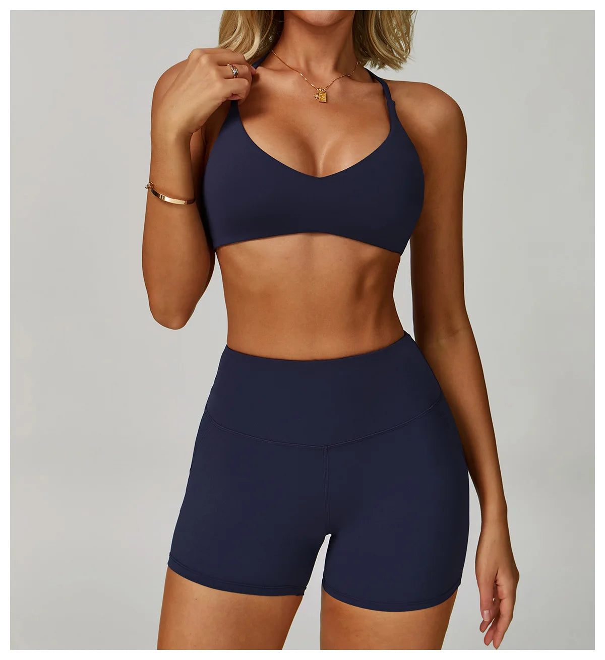 Cross Shoulder Straps Sports Bra Anti-Sweat Fitness Top Women Yoga Bra Shockproof Crop Top Push Up Sport Bra Gym Bra Workout Top.