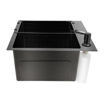 [Edelstahlspüle] Moderne Küchenspüle aus Edelstahl – Edelstahl – für die Küche – langlebig, elegant