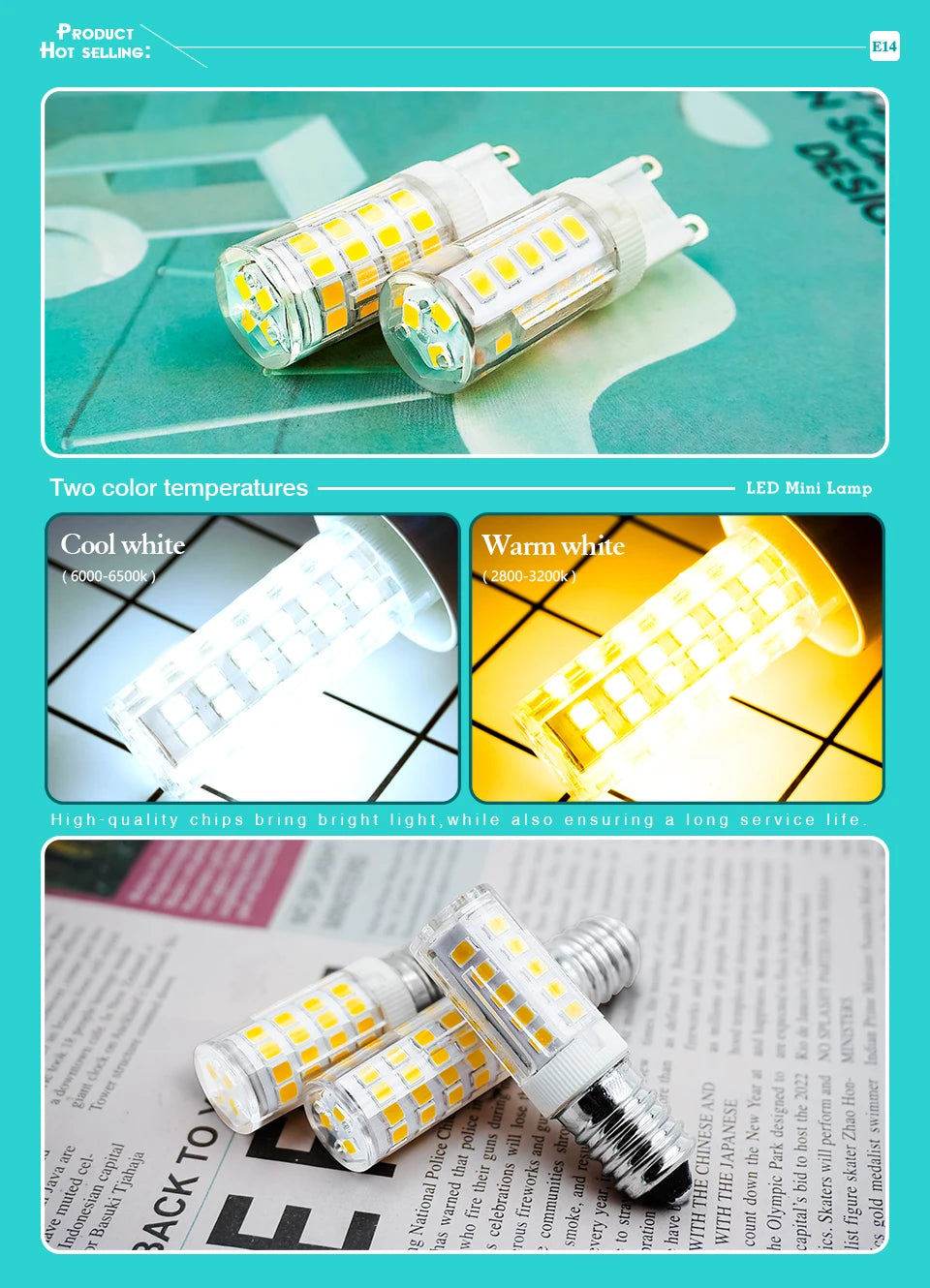 1-10 stücke E14 Led-lampe Lampe 3 W 5 W 9 W AC 220 V-240 V Mini Mais Birne Licht 2835SMD 360 Strahl Winkel Ersetzen Halogen Kronleuchter Lichter.