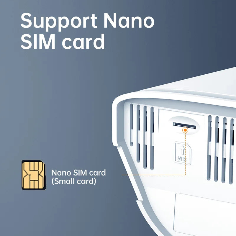 Plery 4G LTE Router 300Mbps WiFi6 Router Plug And Play 2.4G 3 RJ45 Ports 5000mAH Battery Backup For Home/Office/Travel.