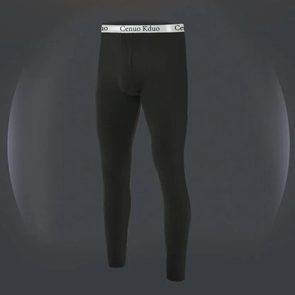 2025 New Men's Tight Sports Pants Slim Pants Autumn And Winter Thermal Pants Plush High Stretch Quick Drying Compression Pants.