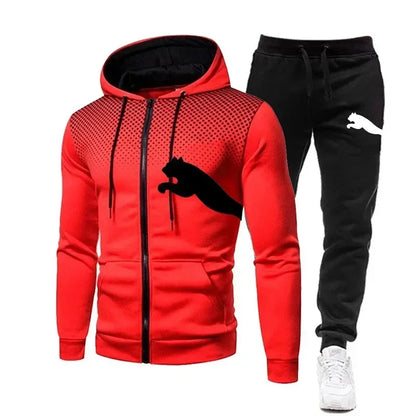 2025 Men's Autumn/Winter Hoodie Set, men's fashion autumn/winter designer clothing, hoodie + long pants set, jogging sportswear.