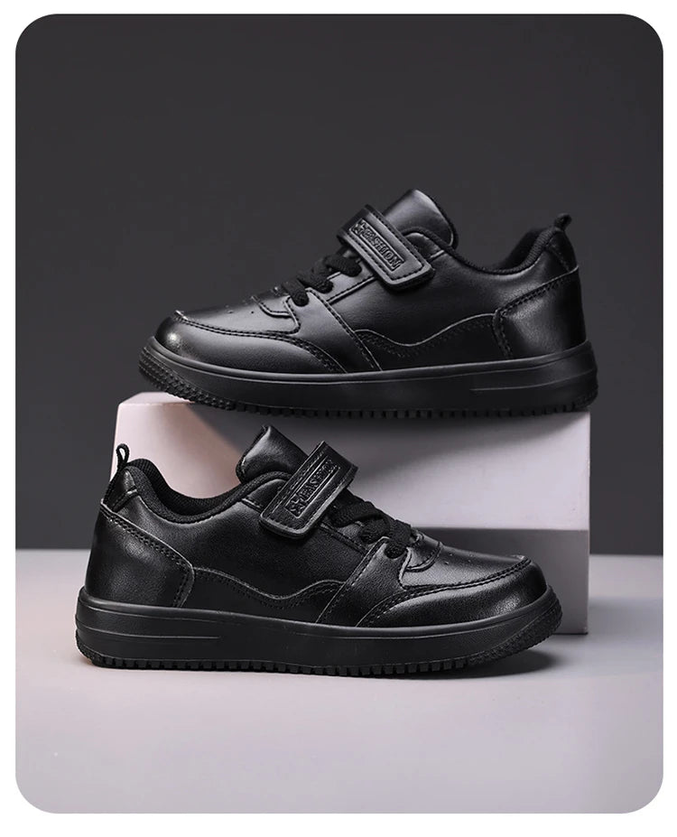 White Kids Sneakers Boys Sports Running Shoes Breathable Mesh Lightweight Comfortable Outdoor Tennis Casual Walking Shoes.