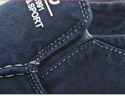 Denim Men's Canvas Shoes Slip on Sneakers Male for Summer 2025 New Outdoor Driving Moccasin Trendy Vintage Loafers Shoes for Men.