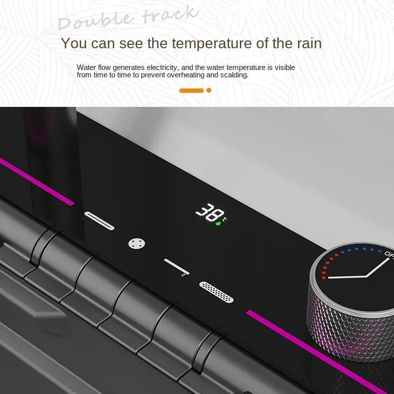 304 Edelstahl Wasserfall Küchen spüle große Einzels chlitz integrierte Digital anzeige Wasserhahn Set Seifensp ender Tasse Waschmaschine
