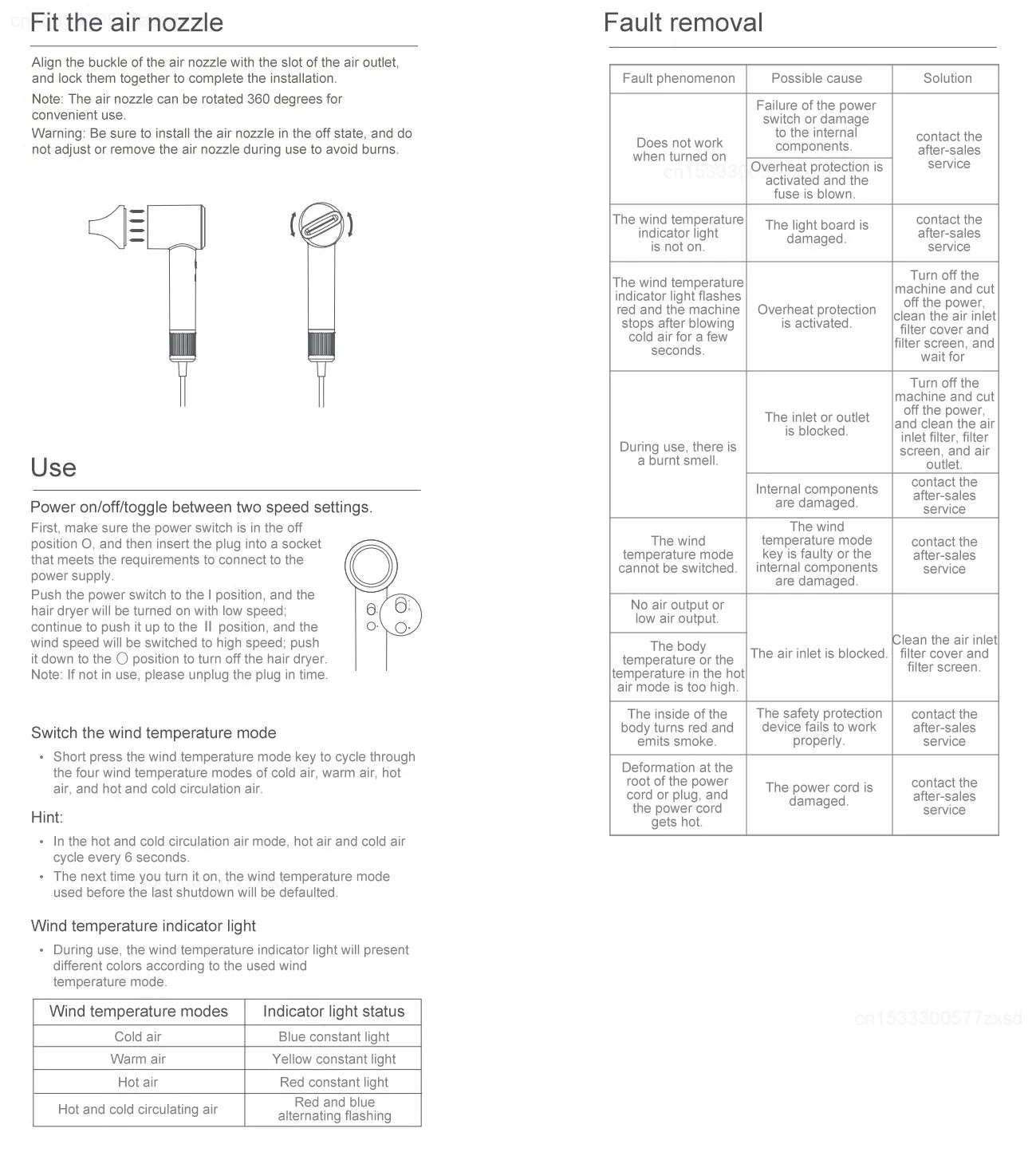 Original Xiaomi Mijia H501 High Speed Anion Hair Dryer Wind 62m/s 1600W 2min Quick Drying Professional Hair Care Negative Lon
