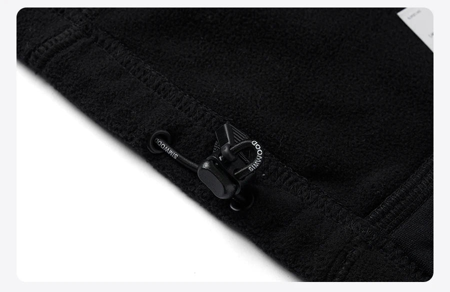 SIMWOOD 2025 Autumn Winter Men's Anti Static Polar Fleece Jacket 300gsm Anti-Electricity Coat Regular Fit Warm Fleece for Daily