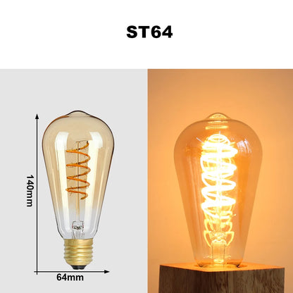 Vintage LED Edison Glühbirnen Lichter E27 AC 220V Retro Loft LED Lampe Schlafzimmer Esszimmer Für Home Dekoration innen Beleuchtung.