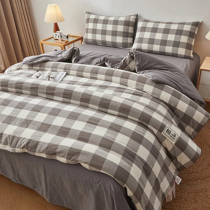 nordic quilt cotton 100% double bed comforters winter comforters King size duvet 220x240 cm winter Plaid comforter queen single