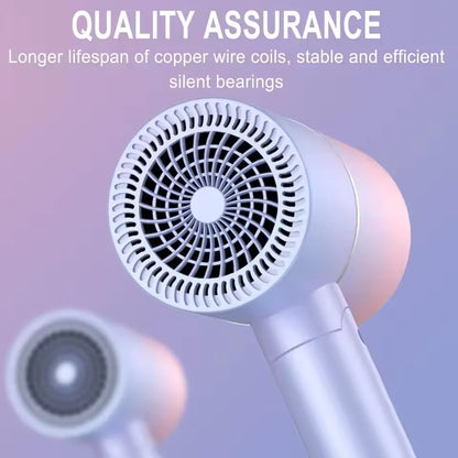 XIAOMI Folding Hairdryer High Power Negative Ion Hair Dryer Home Thermostatic Travel Portable Silent Hair Brush Dryer 2025