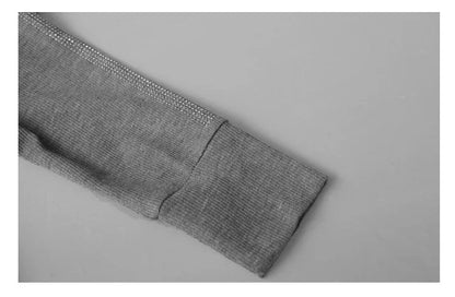 #7937Black Grey Women Hoodies Sweatshirt Tops Pullovers Diamonds Letters Slim Streetwear Short Hoodies Woman Zipper Korean Style