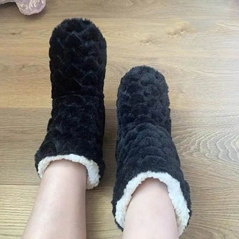 Thick Thermal Socks Men Women Winter Warm Home Soft Thickened Plus Velvet Sleeping Anti Slip Floor Slipper Sock For Christmas.