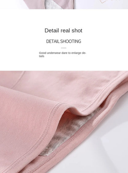 Women's menstrual briefs large flow postpartum water absorption leakproof briefs women's pure cotton menstrual briefs lingerie.