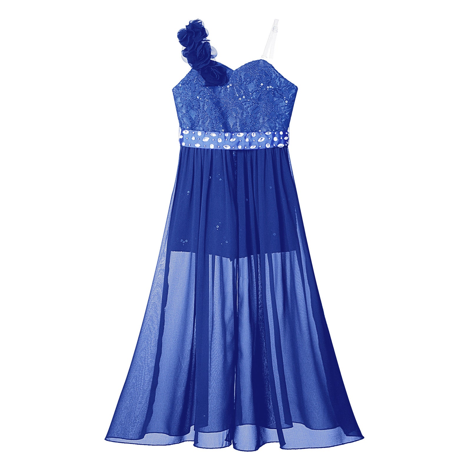 Elegantes Partykleid für Mädchen, Hochzeit, Geburtstag, Abschlussball, Bühne, Festzug, glänzende Pailletten, Perlenapplikation, Spitze, Chiffon, Overall-Kleider.