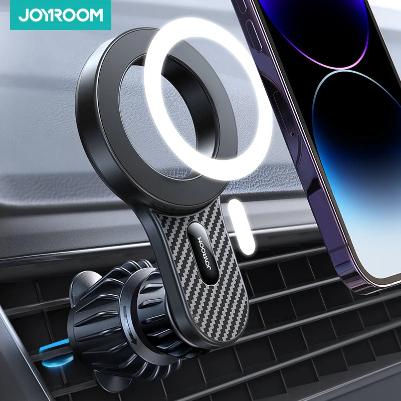 Joyroom Magnetic Car Phone Holder Universal Strong Car Air Vent Phone Mount Compatible with iPhone Samsung LG Google Pixel, etc.