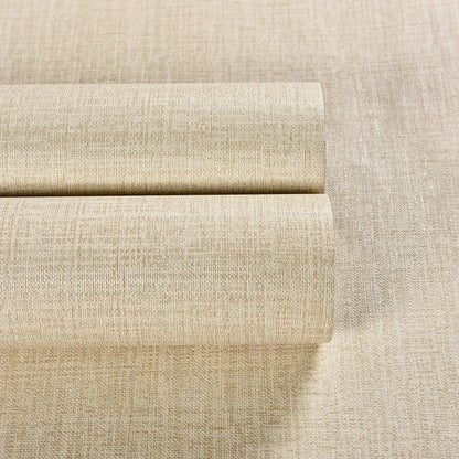 Selbstklebende Tapete, wasserdicht, einfarbig, Leinenmuster, Wohnzimmer, Schlafzimmer, Zimmer, Schrank, Dekoration, Aufkleber