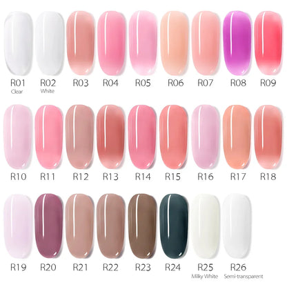 VENALISA Poly Nail Gel Nail Acrylic Gel Self Leveling Natural Pink Prolong Gel Clear Color Crystal Gel Nail Nail Art Jelly Gel.