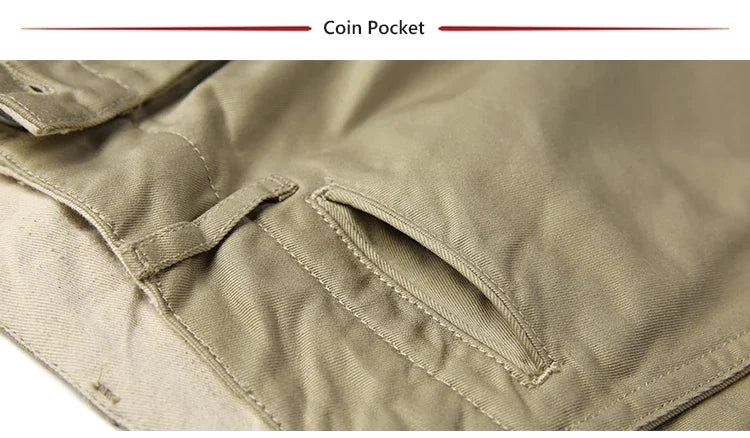 Rugged Bronson Army Chino Trousers 1942 Pattern Khakis Military Style Casual Pants.