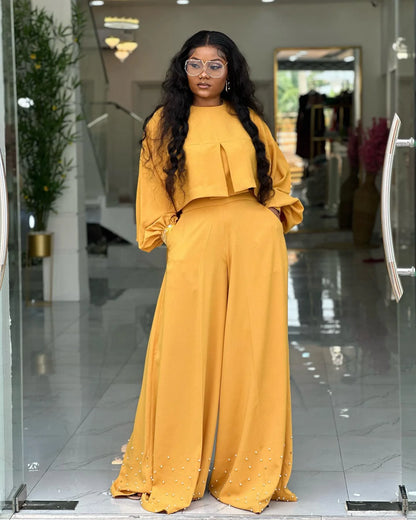 2 Piece Women Sets 2025 New Arrival Spring Summer Matching Sets Solid Color Two Pieces Sets Top And Pants Suits Outfits Clothing