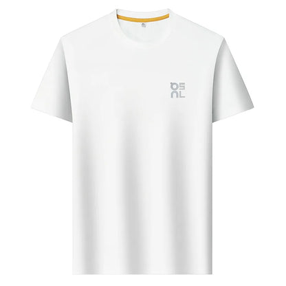 Designer Brand Men's Printed O-neck T-shirt Fashionable Casual Sports Short Sleeved Breathable Cool Luxurious Top Men's Clothing.