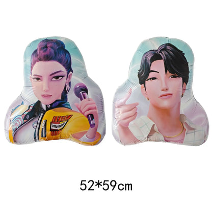 Kpop Dämon Jäger Geburtstag Luftballons Set Anzahl Ballon Anzug Folie Ballon Cartoon Geburtstag Party Liefert Dekor Baby Dusche Geschenk.