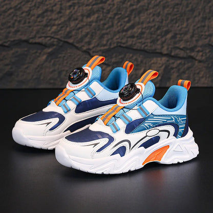 Design Boy Shoes Children Sneaker Size 28-39 Fashion Autumn New Kids Daily Walking Tennis Shoes Sports PU Leather Boy Sneaker.