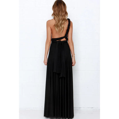 Sexy Frauen Multi way Wrap Cabrio Boho Maxi Club rotes Kleid Verband langes Kleid Party Brautjungfern Unendlichkeit Robe Longue Femme