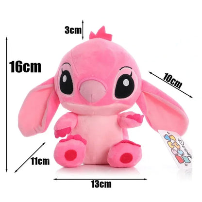 20cm Original Plush Stitch Baby Movie Cartoon Model Doll Children Action Figures Stuffed Toys Pendant Gifts