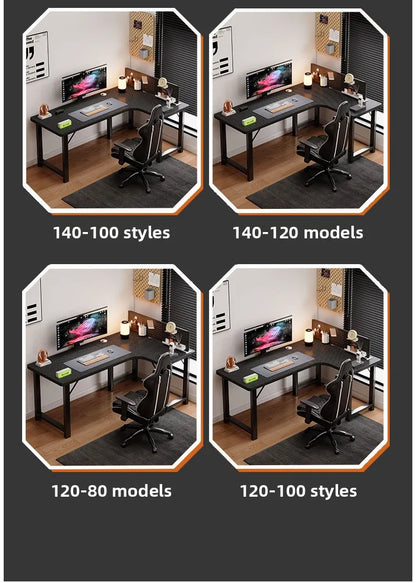 Computertisch Ecktisch für Zuhause, Arbeitstisch, Büro-Schreibtisch, E-Sport