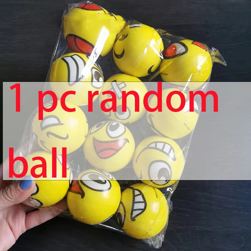 Stress Relief Foam Sponge Stress Ball Squeeze Ball Toy Squeeze Hand Wrist Exercise Sponge Toy for Kid Adult Child Creative Gifts.