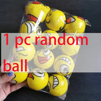 Stress Relief Foam Sponge Stress Ball Squeeze Ball Toy Squeeze Hand Wrist Exercise Sponge Toy for Kid Adult Child Creative Gifts.