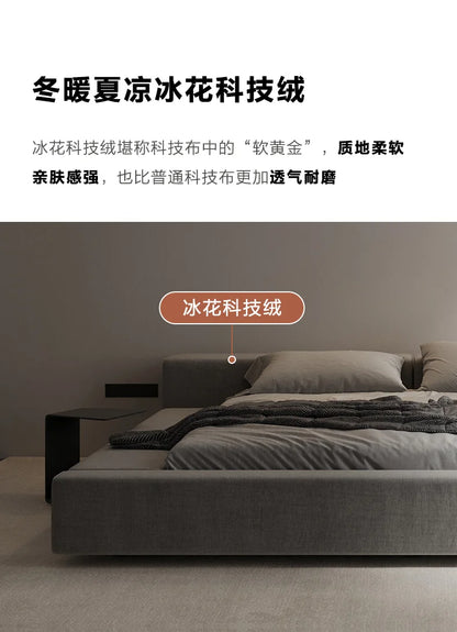 Rahmen Queen-Size-Betten Doppel Ästhetisch Schlafen King Bett Basis Kinder Cama De Lujo Para Dormitorio Möbel Dekoration