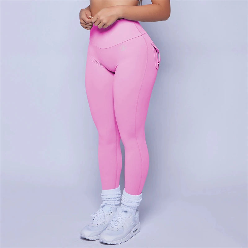 2025 Allure The Band Gym Leggings Women High Waist Tights Pants Peach Hip with Pockets Women Workout Gym Leggings ATB Yoga Pants
