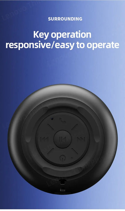 Original Lenovo K30 Portable Hifi Bluetooth Wireless Speaker Waterproof USB Outdoor Loudspeaker Music Surround Bass Box Mic.