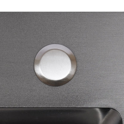 Black King Edelstahl Doppelschüssel Küchenspüle Inset Korb Abtropffläche Seifenspender