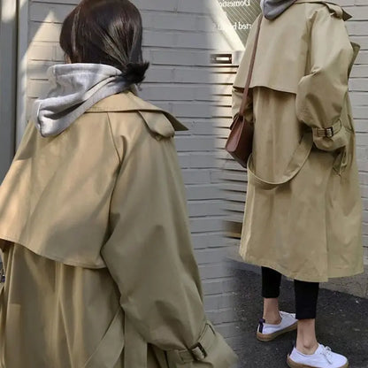 Graben Frauen Freund Herbst Koreanische Feste Weibliche Lange Stil Student Ins Alle-spiel Heißer Verkauf Neue Ankunft Harajuku Unisex outwear.