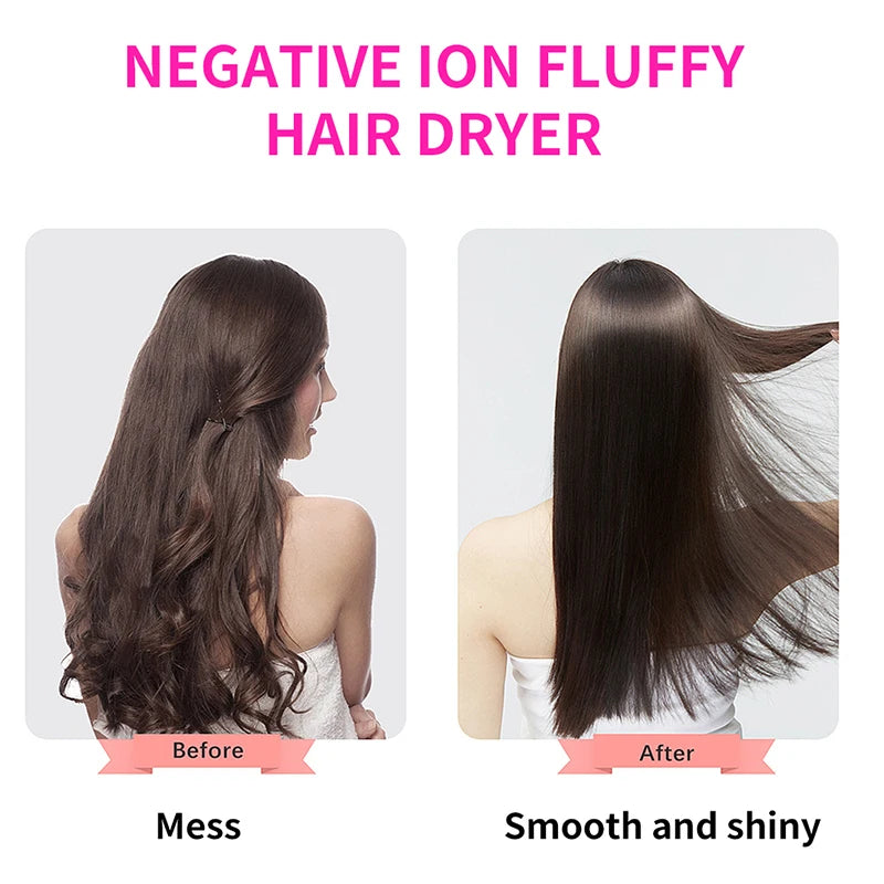 Hot Selling Hair Dryers One-Step Electric Hot Air Brushes Travel Hair Dryers Brush Salons Professional Styling Tools.