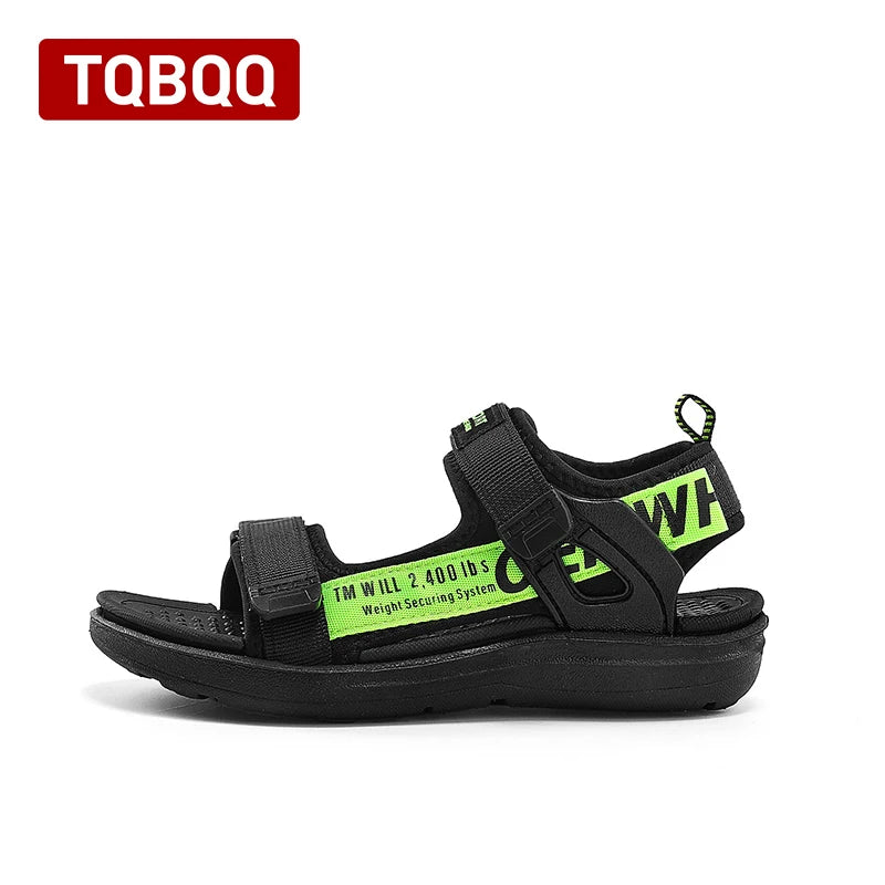 Kids' Summer Breathable Sport Sandals for Boys Casual Beach Shoe Comfortable Soft Sole Children's Fashion Non-slip Sandalias