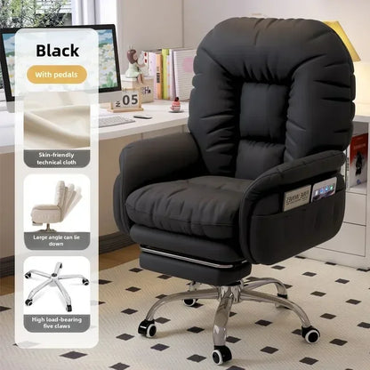 Heimcomputerstuhl, bequem, sitzend, Arbeitszimmer, Büro, Schlafsaal, Schlafzimmer, faules drehbares Sofa